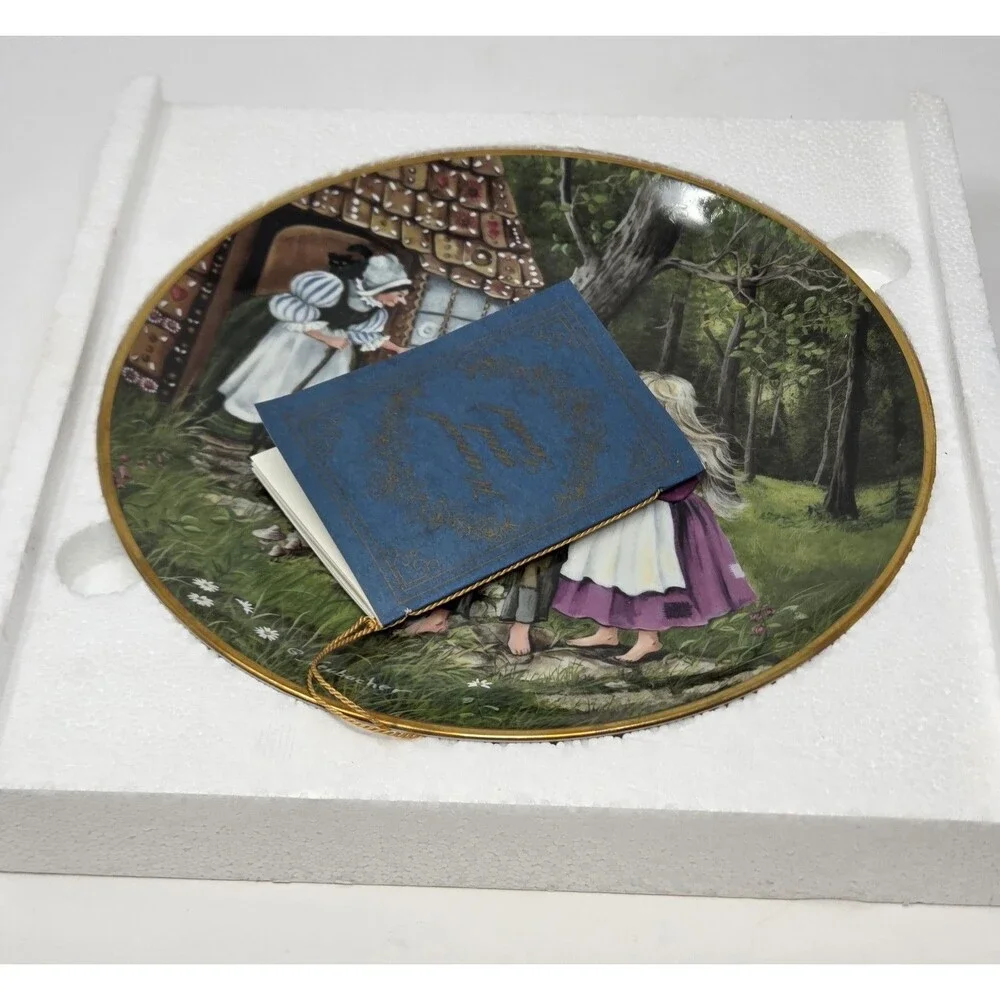 Kaiser Porcelain Hansel Gretel Plate Gerda Neubacher COA Box Germany